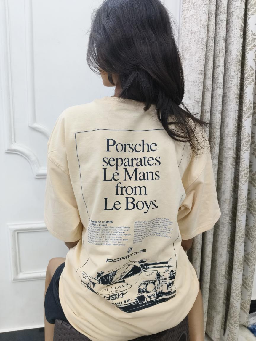 PORSCHE LE MANS OVERSIZED TSHIRT