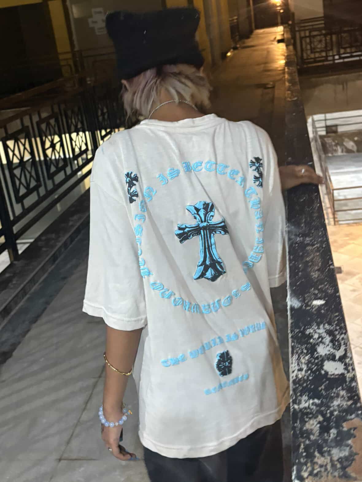 ETERNAL BLUE OVERSIZED TSHIRT