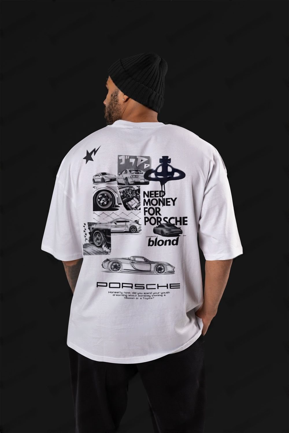 PORSCHE OVERSIZED TSHIRT