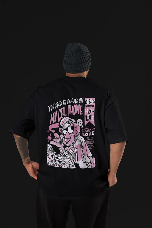 CALL ME ON MY CELLPHONE OVERSIZED TSHIRT